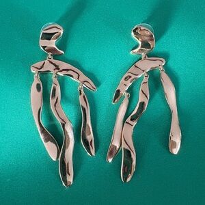 Mignonne Gavigan Gold Abstract Earrings